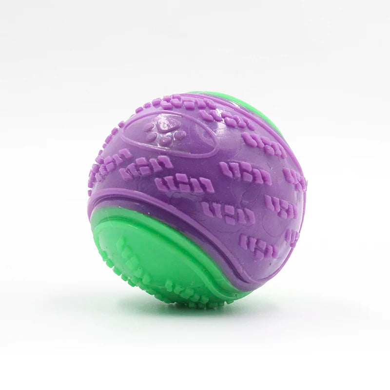pelota mordedora para perros resistente y limpiadora de dientes