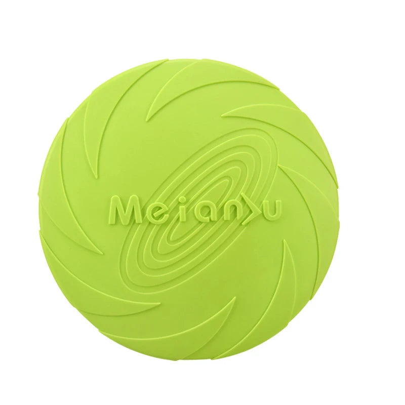 disco volador de silicona para perros juguete interactivo resistente para entrenamiento y juego