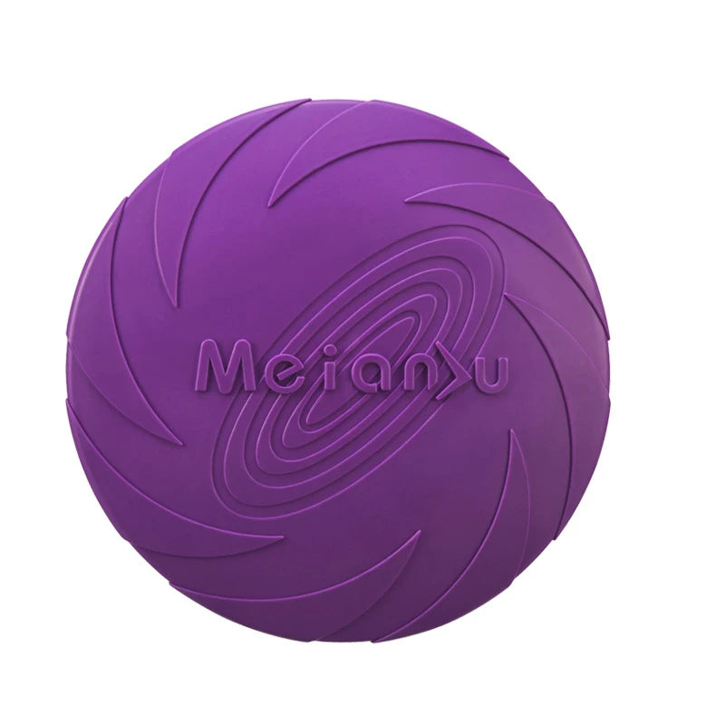 disco volador de silicona para perros juguete interactivo resistente para entrenamiento y juego