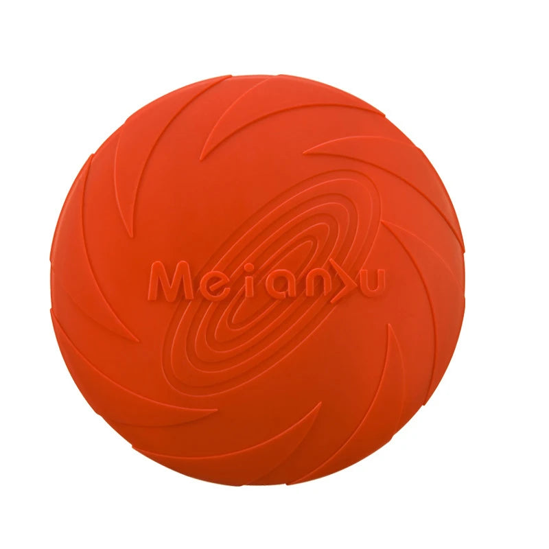 disco volador de silicona para perros juguete interactivo resistente para entrenamiento y juego