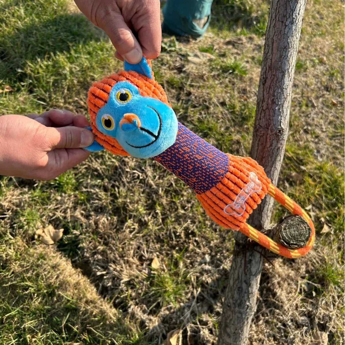 juguete de peluche para perros con forma de animal resistente a  mordidas y con chirridos