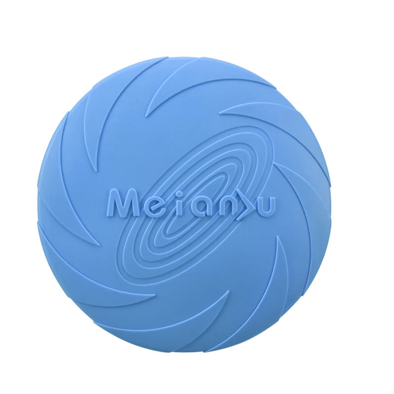 disco volador de silicona para perros juguete interactivo resistente para entrenamiento y juego