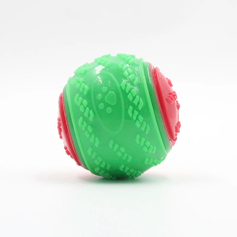 pelota mordedora para perros resistente y limpiadora de dientes
