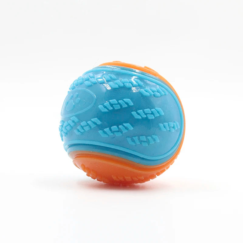pelota mordedora para perros resistente y limpiadora de dientes