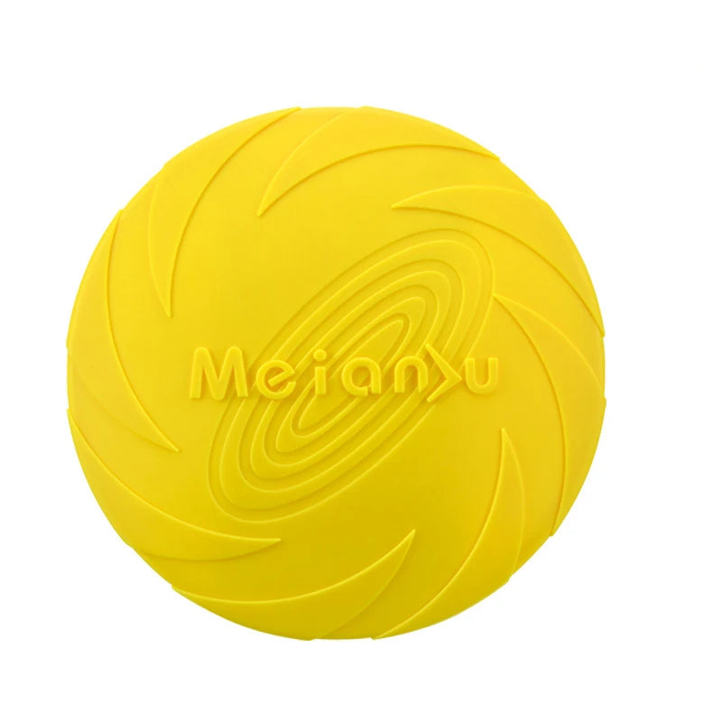 disco volador de silicona para perros juguete interactivo resistente para entrenamiento y juego